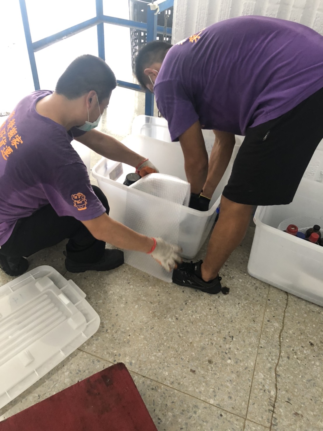 國立大學化工系設備搬遷